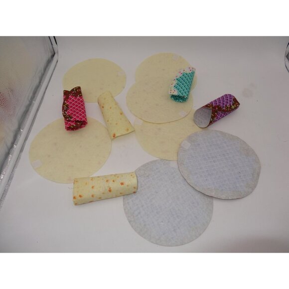 Cutetitos Plush Stuffed Animals Wraps Blankets Only Lot of 11 Replacement Pieces - Picture 7 of 7